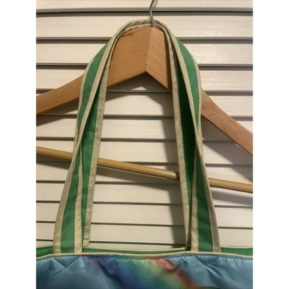 WILLABEE AND WARD TOTE/PURSE MARCH Quilt Sequin Rainbow Clover Sheep Flowers - Picture 8 of 12